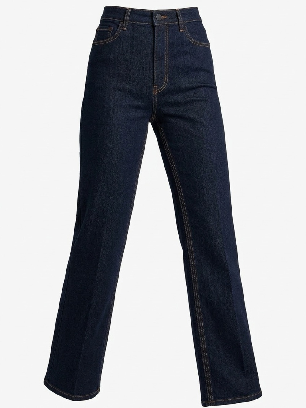 Gloria Vanderbilt Women’s Dark Indigo Classic-Rise Tapered leg Jeans